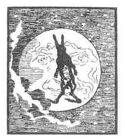 SÂKYAMUNI AS A HARE IN THE MOON.<BR>
<I>Collin de Plancy's</I> ''<I>Dictionnaire Infernal</I>.''