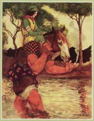 King of Ireland's son: Public domain illustration