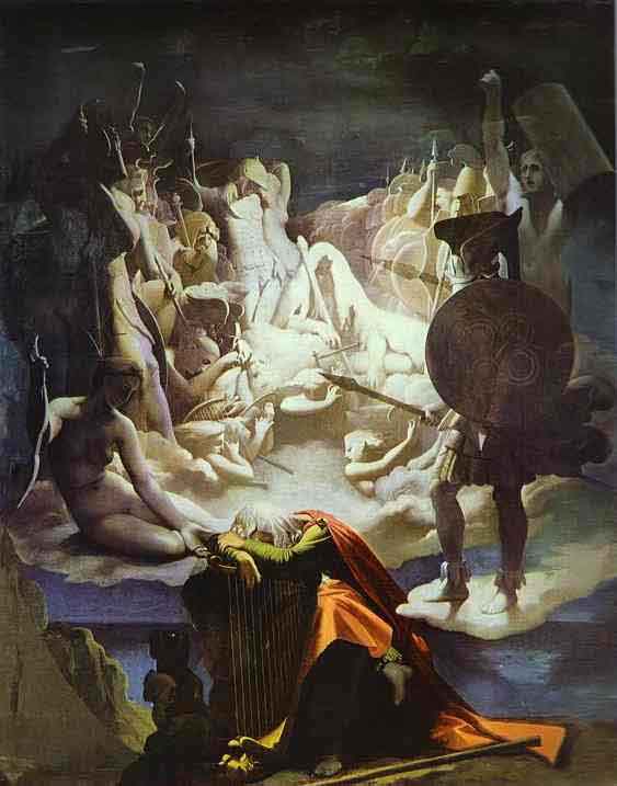 The Dream of Ossian, by Ingres