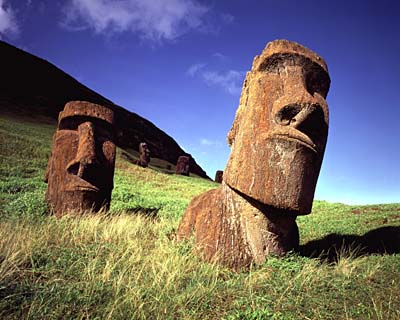 Easter Island Statue; Public Domain Image